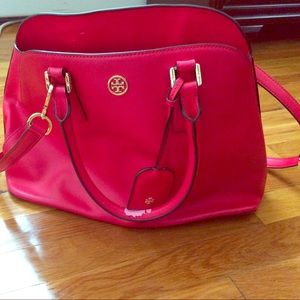Tory Burch open dome satchel